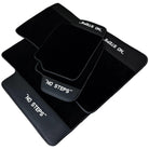 Black Floor Mats For BMW 1 Series E87 No Steps Edition - AutoWin