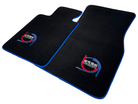Black Floor Mats For BMW 2 Series F44 Gran Coupe ER56 Design Limited Edition Blue Trim - AutoWin