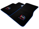 Black Floor Mats For BMW 3 Series E36 2-door Coupe ER56 Design Limited Edition Blue Trim - AutoWin