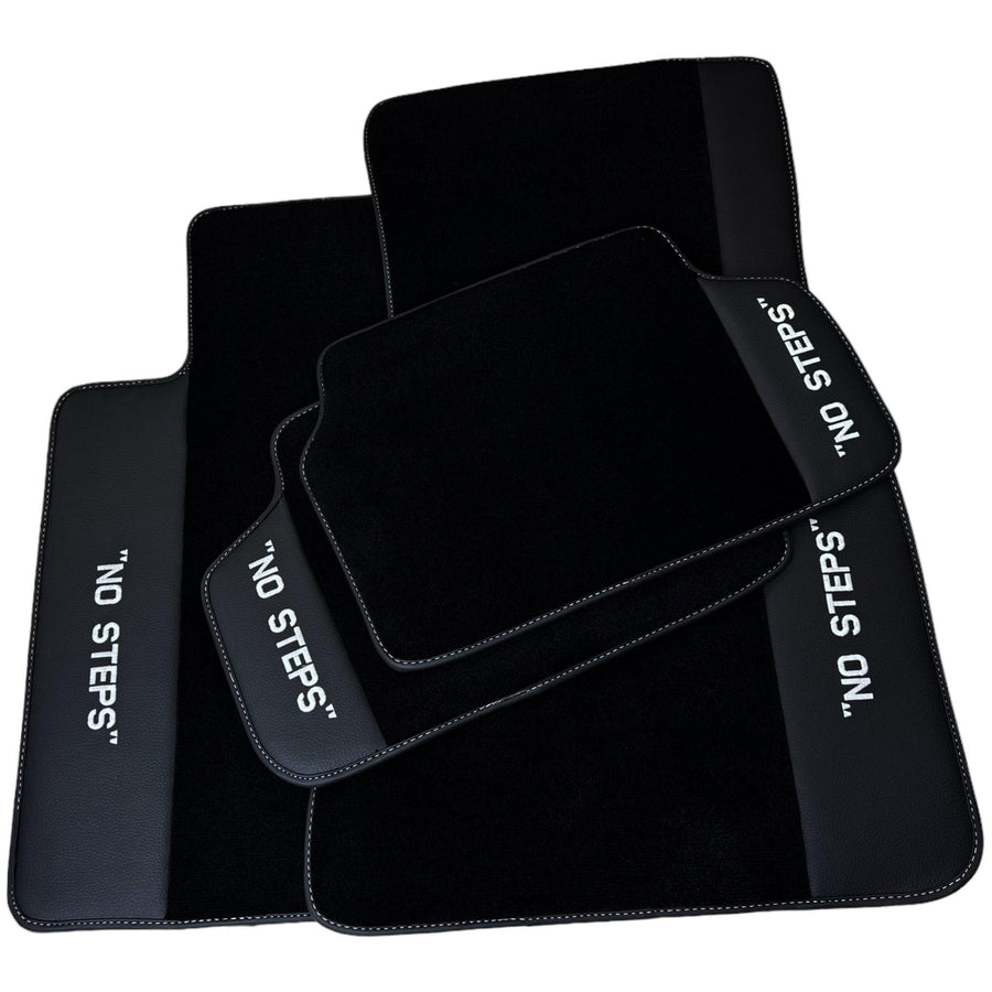 Black Floor Mats For BMW 3 Series E90 No Steps Edition - AutoWin