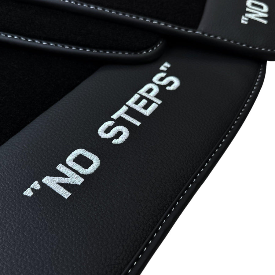 Black Floor Mats For BMW 7 Series F01 No Steps Edition AutoWin Brand - AutoWin