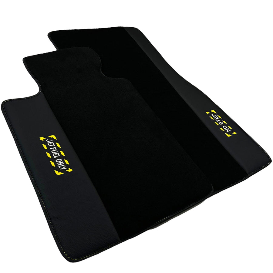 Black Floor Mats For BMW X1 Series E84 | Fighter Jet Edition - AutoWin