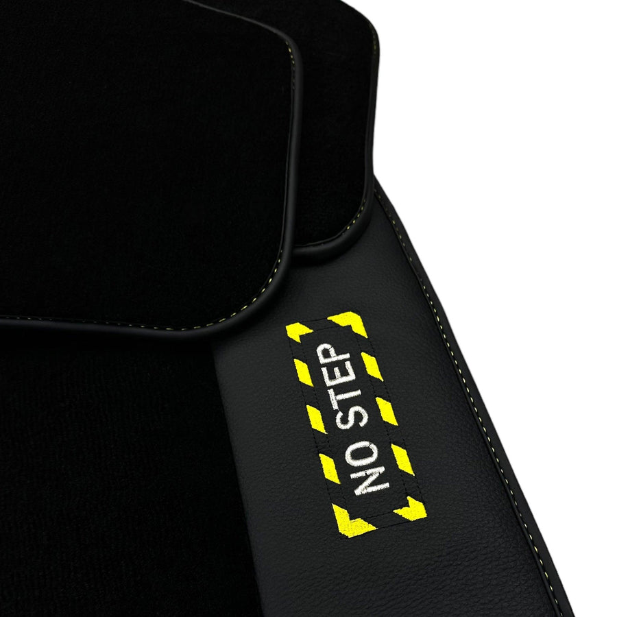 Black Floor Mats For BMW X1 Series E84 | Fighter Jet Edition - AutoWin