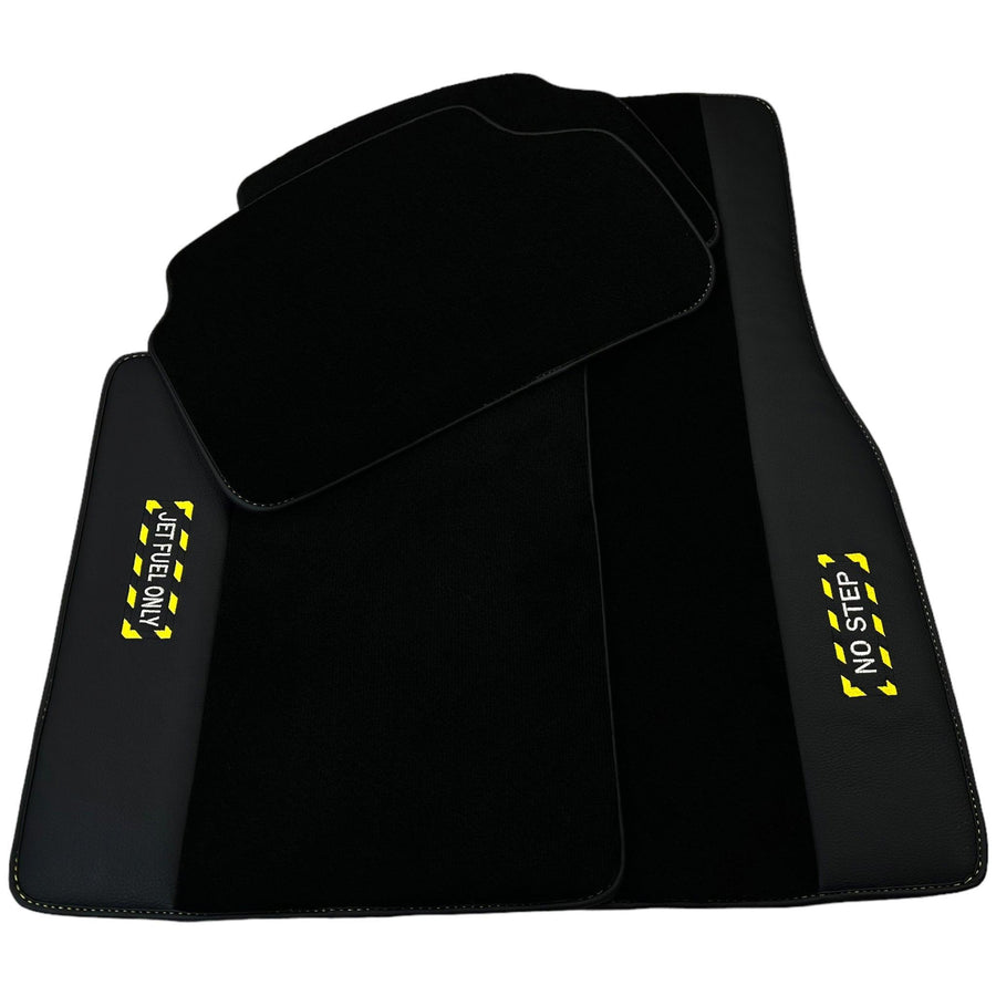 Black Floor Mats For BMW X3 Series F25 | Fighter Jet Edition - AutoWin