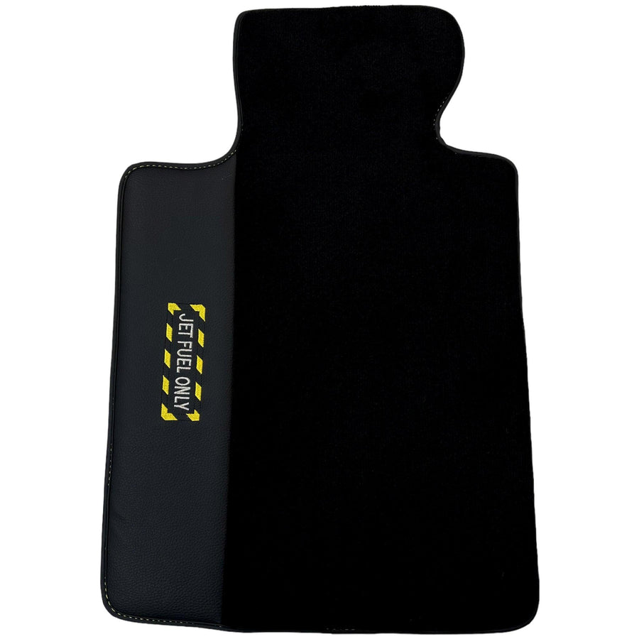 Black Floor Mats For BMW X4 Series G02 | Fighter Jet Edition - AutoWin