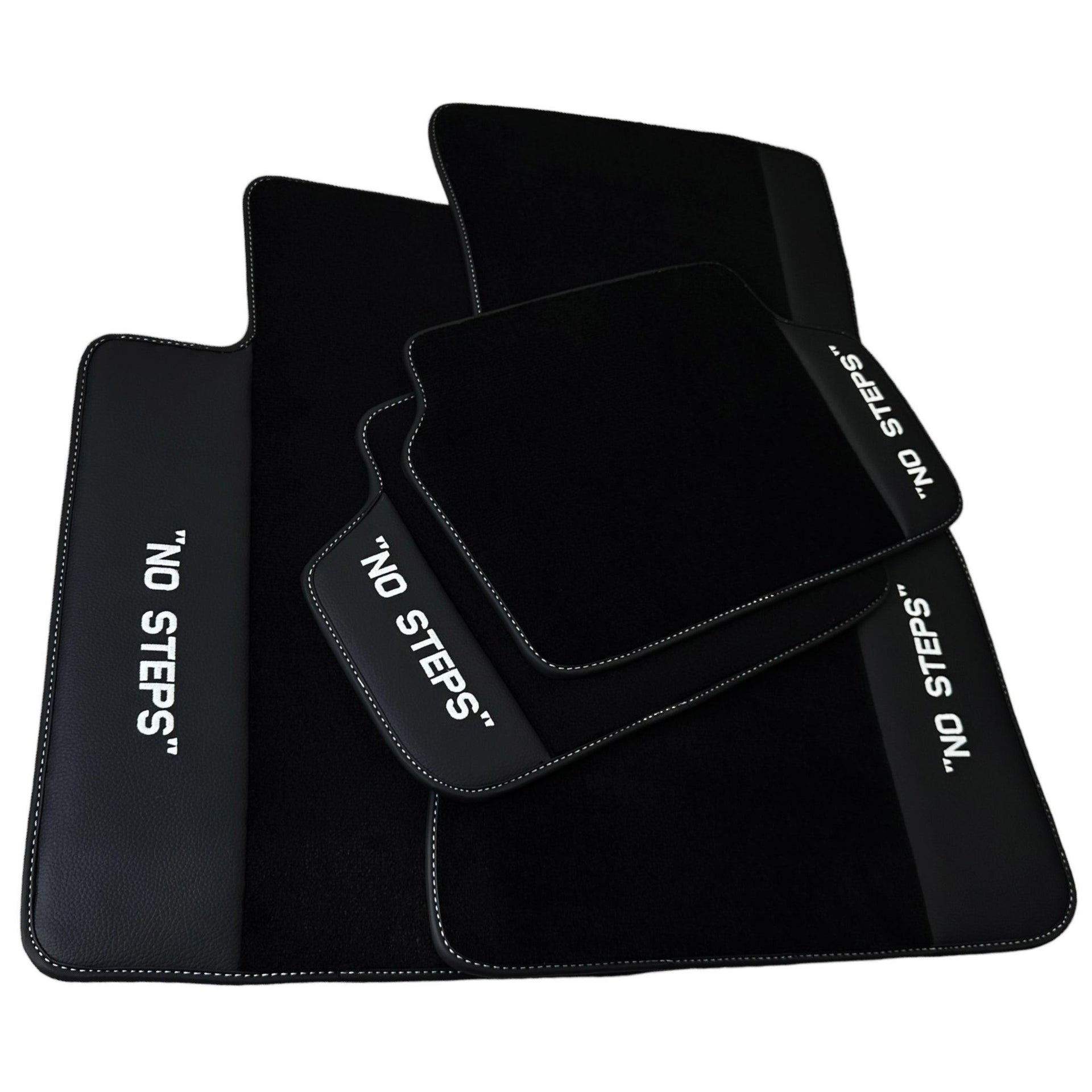 Black Floor Mats For BMW X5 Series G05 No Steps Edition - AutoWin