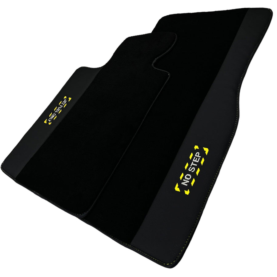 Black Floor Mats for BMW iX (2022-2024) | Fighter Jet Edition - AutoWin