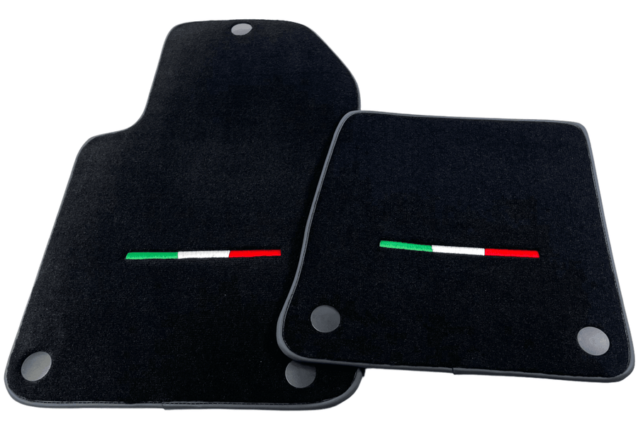 Black Floor Mats For Ferrari 599 Coupe 2006-2012 Italian Edition - AutoWin