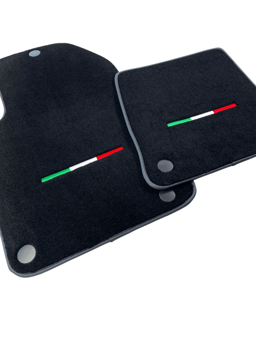 Black Floor Mats For Ferrari 599 Coupe 2006-2012 Italian Edition - AutoWin