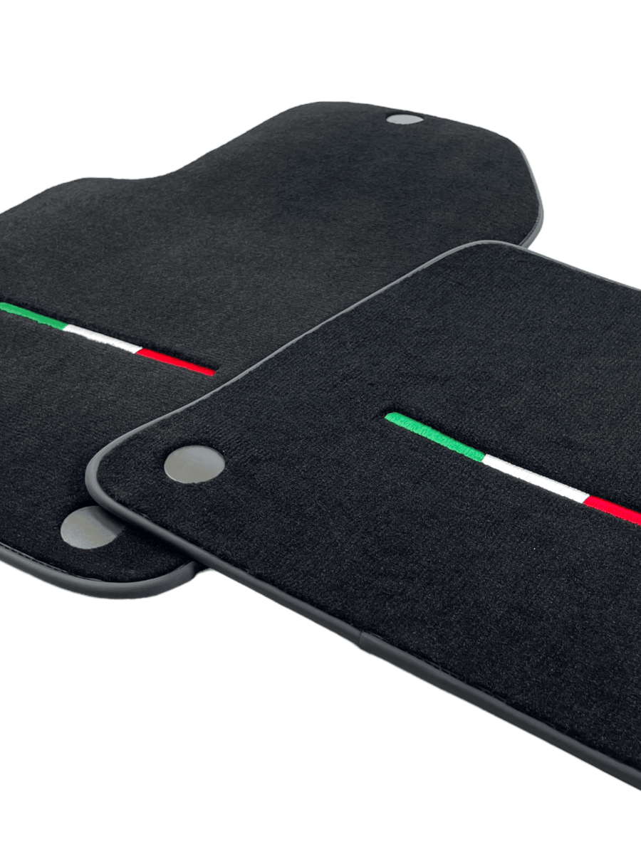 Black Floor Mats For Ferrari 599 Coupe 2006-2012 Italian Edition - AutoWin