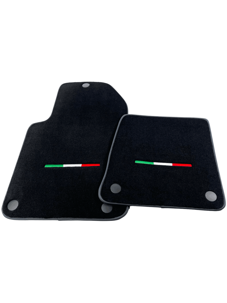 Black Floor Mats For Ferrari 599 Coupe 2006-2012 Italian Edition - AutoWin