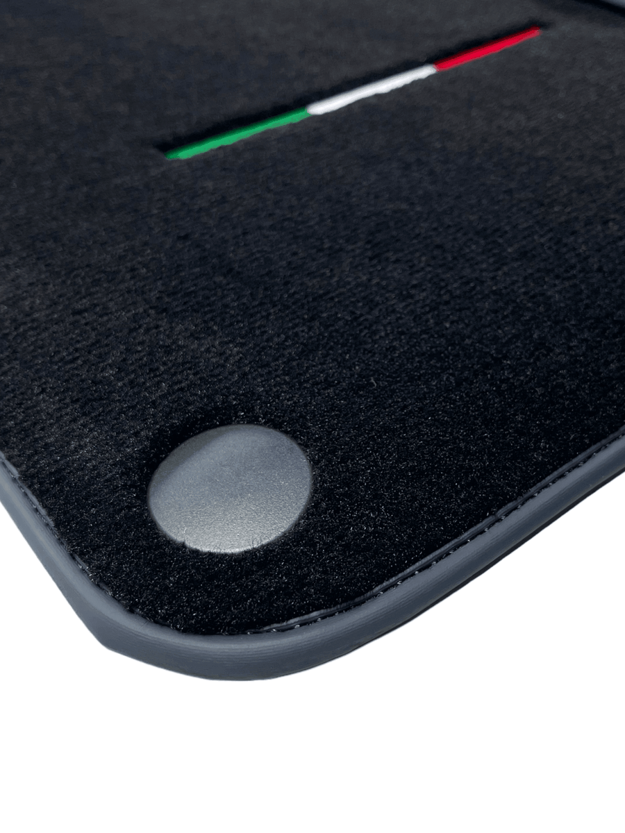Black Floor Mats For Ferrari 599 Coupe 2006-2012 Italian Edition - AutoWin