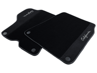 Black Floor Mats For Ferrari California 2008-2014 With Alcantara - AutoWin
