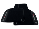 Black Floor Mats for Lamborghini Aventador With Alcantara Leather - AutoWin