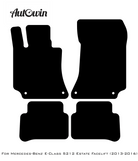 Black Floor Mats For Mercedes Benz E-Class S212 Estate Facelift (2013-2016) | AutoWin Edition - AutoWin