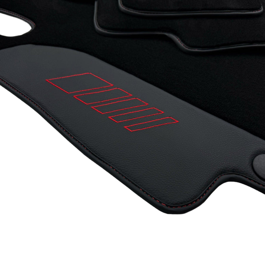 Black Floor Mats For Mercedes Benz E-Class W214 Sedan (2023-2024) | AutoWin Edition - AutoWin