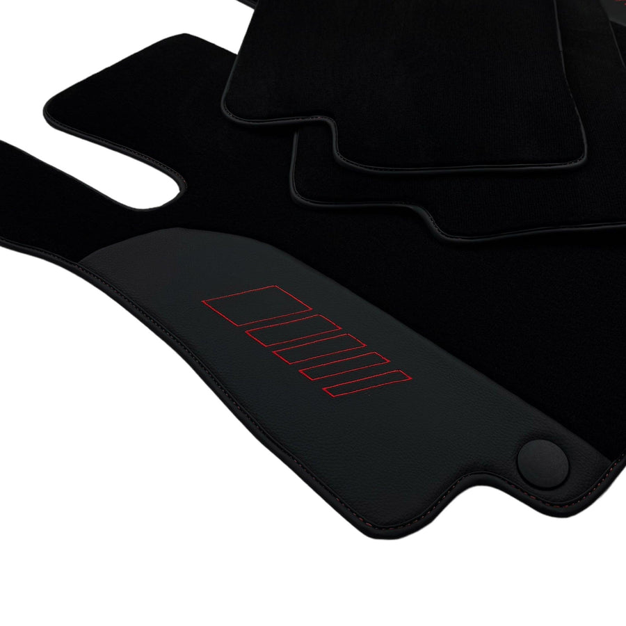 Black Floor Mats For Mercedes Benz E-Class W214 Sedan (2023-2024) | AutoWin Edition - AutoWin
