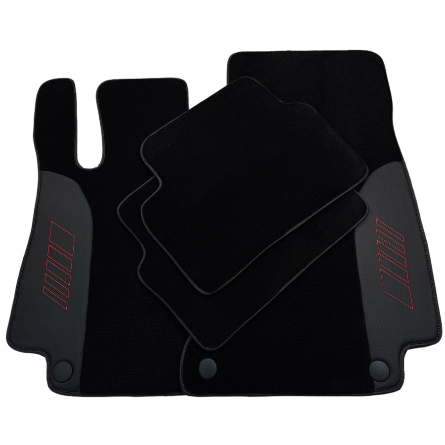 Black Floor Mats For Mercedes Benz E-Class W214 Sedan (2023-2024) | AutoWin Edition - AutoWin