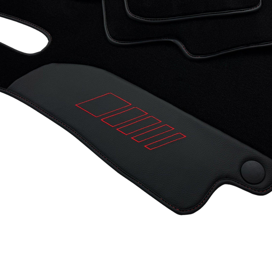 Black Floor Mats For Mercedes Benz E-Class W214 Sedan (2023-2024) | AutoWin Edition - AutoWin