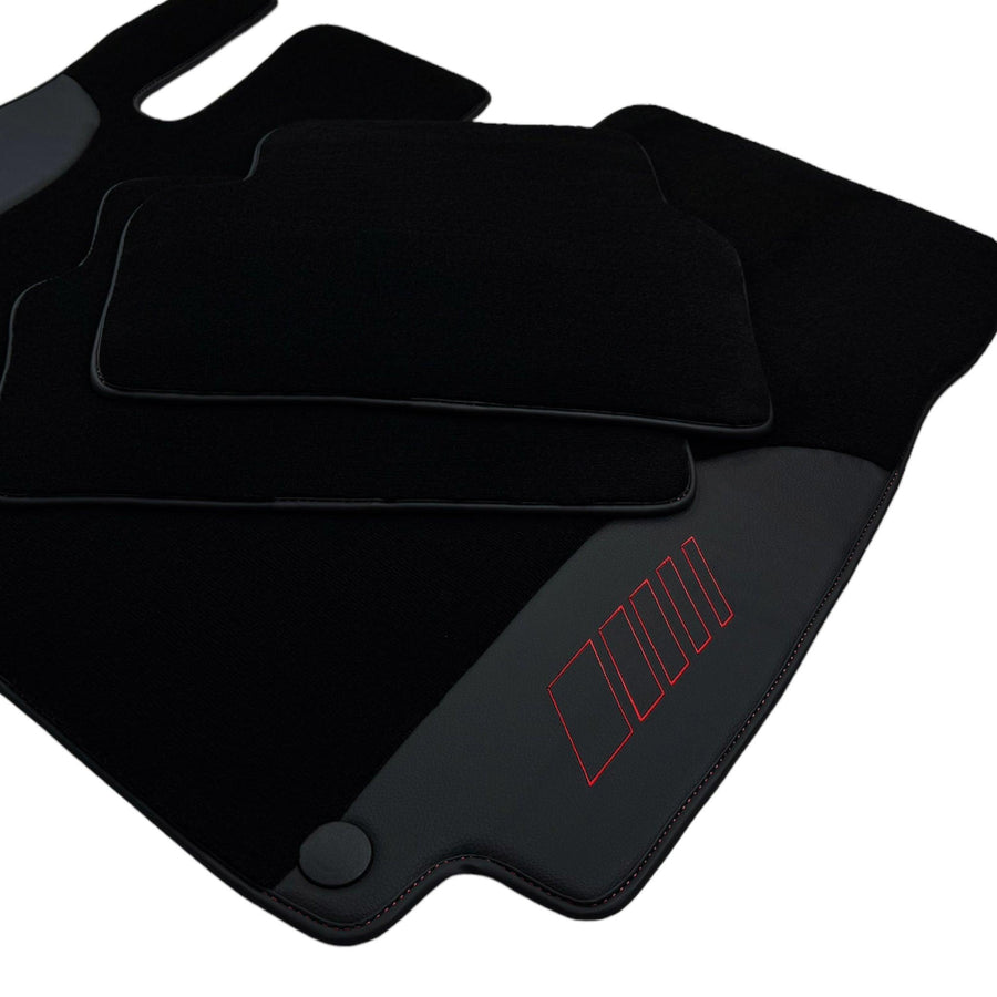 Black Floor Mats For Mercedes Benz E-Class W214 Sedan (2023-2024) | AutoWin Edition - AutoWin