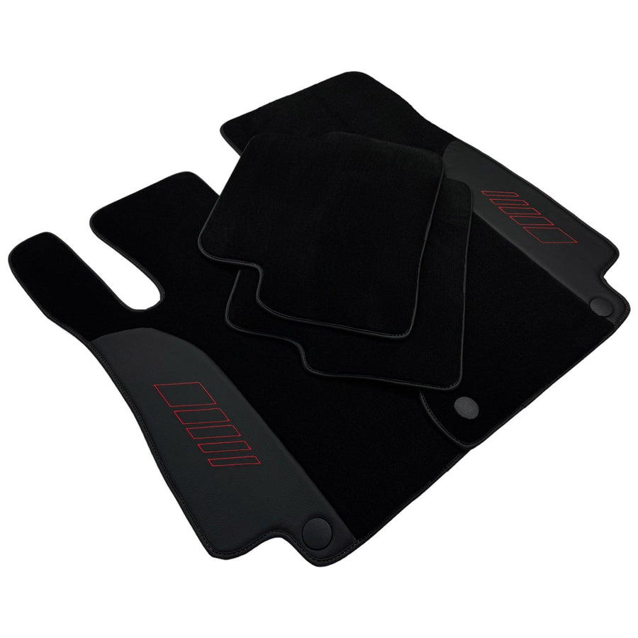 Black Floor Mats For Mercedes Benz GLB-Class X247 (2020-2023) | AutoWin Edition - AutoWin