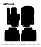 Black Floor Mats For Mercedes Benz GLE-Class V167 Allrounder - 5 Seats (2019-2023) | AutoWin Edition - AutoWin