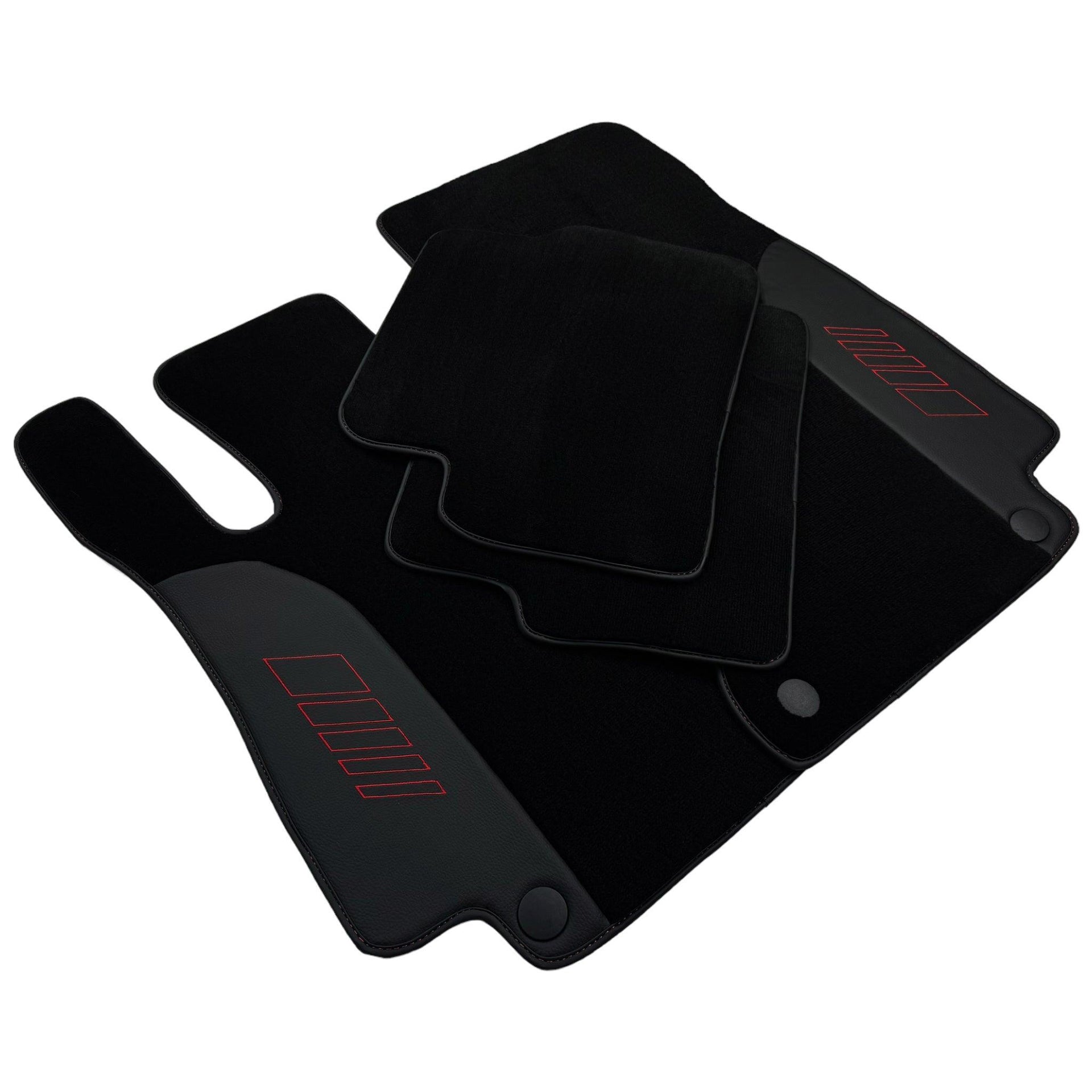 Black Floor Mats For Mercedes Benz M-Class W163 (1997-2005) | AutoWin Edition - AutoWin