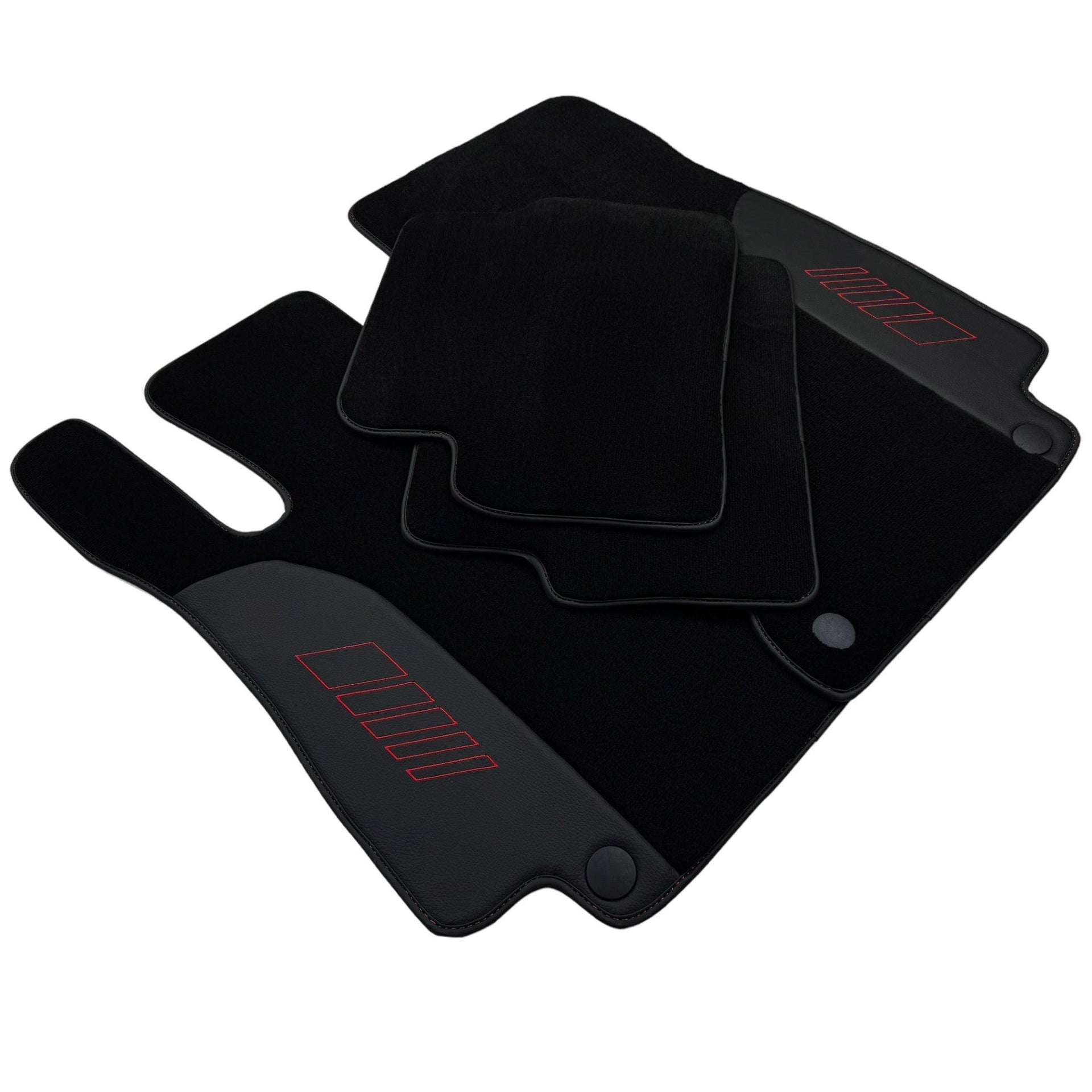 Black Floor Mats For Mercedes Benz M-Class W164 (2005-2011) | AutoWin Edition - AutoWin