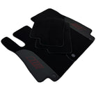 Black Floor Mats For Mercedes Benz V-Class 447 Front (2014-2019) | AutoWin Edition - AutoWin