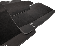 Black Floor Mats For Rolls Royce Black Badge Dawn - AutoWin