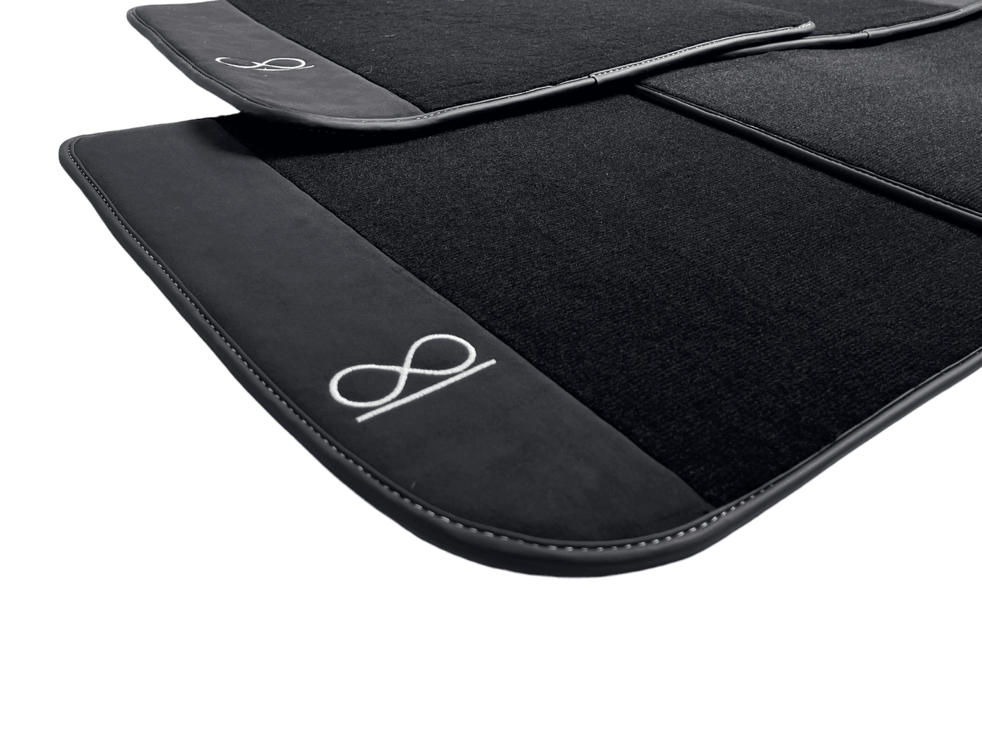 Black Floor Mats For Rolls Royce Black Badge Dawn - AutoWin