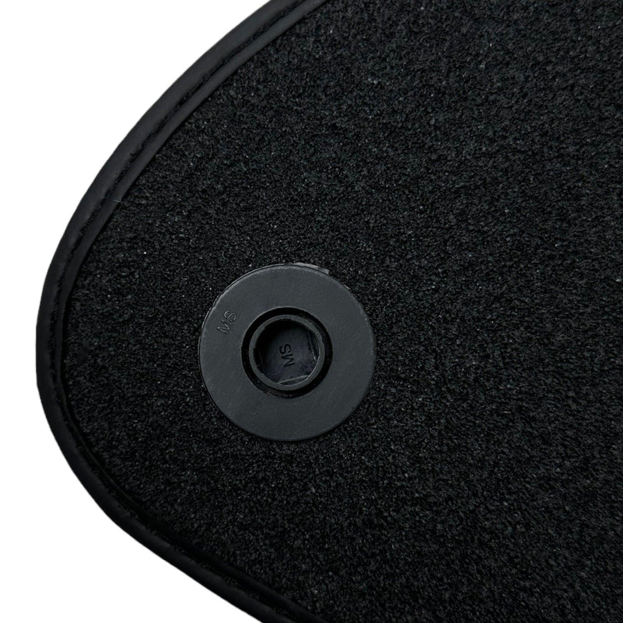 Black Luxury Floor Mats For Mercedes Benz A-Class W177 Hatchback AMG (2018-2023) | ER56 Design - AutoWin