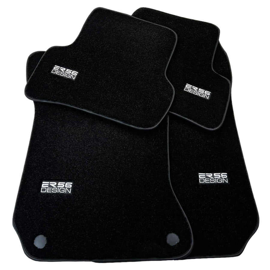Black Luxury Floor Mats For Mercedes Benz CLA-Class C118 Coupe (2020-2023) Hybrid | ER56 Design - AutoWin