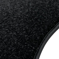 Black Luxury Floor Mats For Mercedes Benz E-Class A207 Convertible (2010-2013) | ER56 Design - AutoWin
