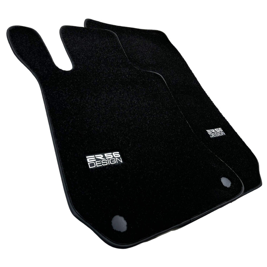 Black Luxury Floor Mats For Mercedes Benz EQS-Class V297 (2021-2023) | ER56 Design - AutoWin