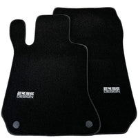 Black Luxury Floor Mats For Mercedes Benz S-Class W126 (1979-1991) | ER56 Design - AutoWin