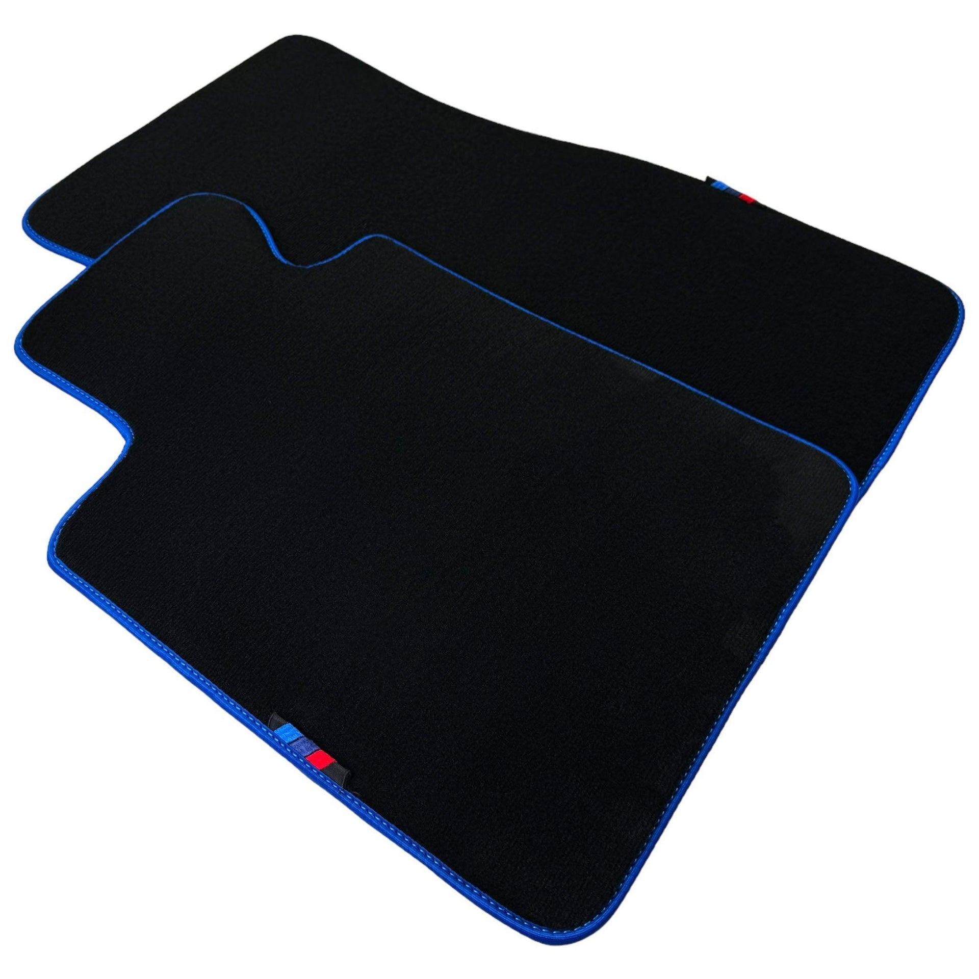 Black Mats For BMW 2 Series F44 Gran Coupe | Blue Trim - AutoWin