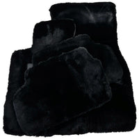 Black Sheepskin Floor Floor Mats For BMW 2 Series F45 - AutoWin