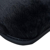 Black Sheepskin Floor Floor Mats For BMW X7 Series G07 - AutoWin