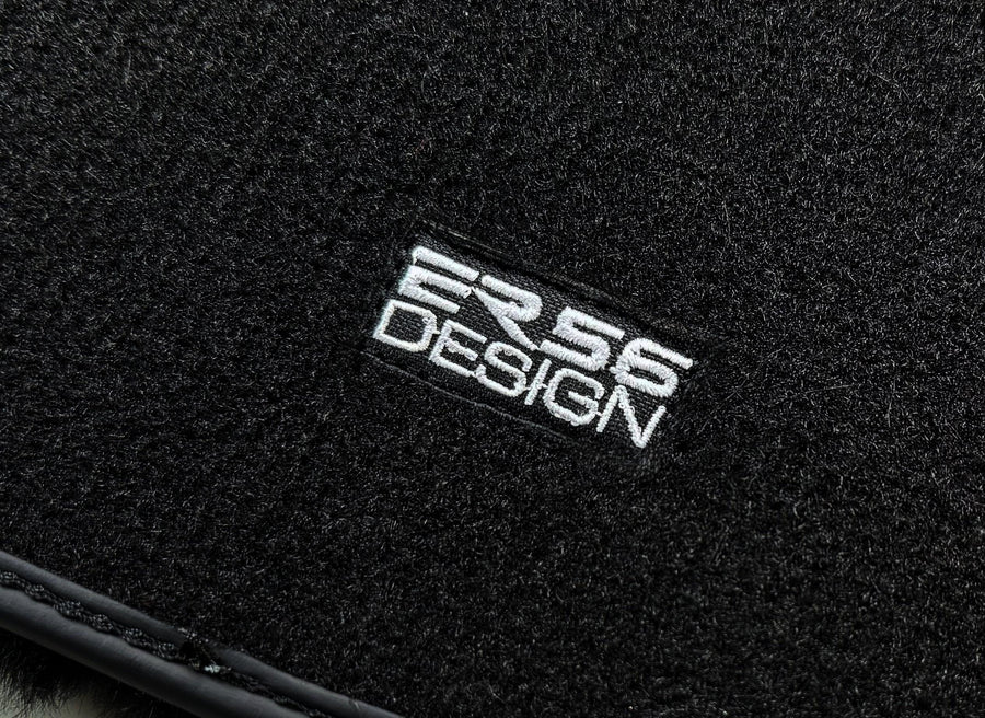 Black Sheepskin Floor Mats For BMW X5M F95 SUV No Steps Edition - AutoWin