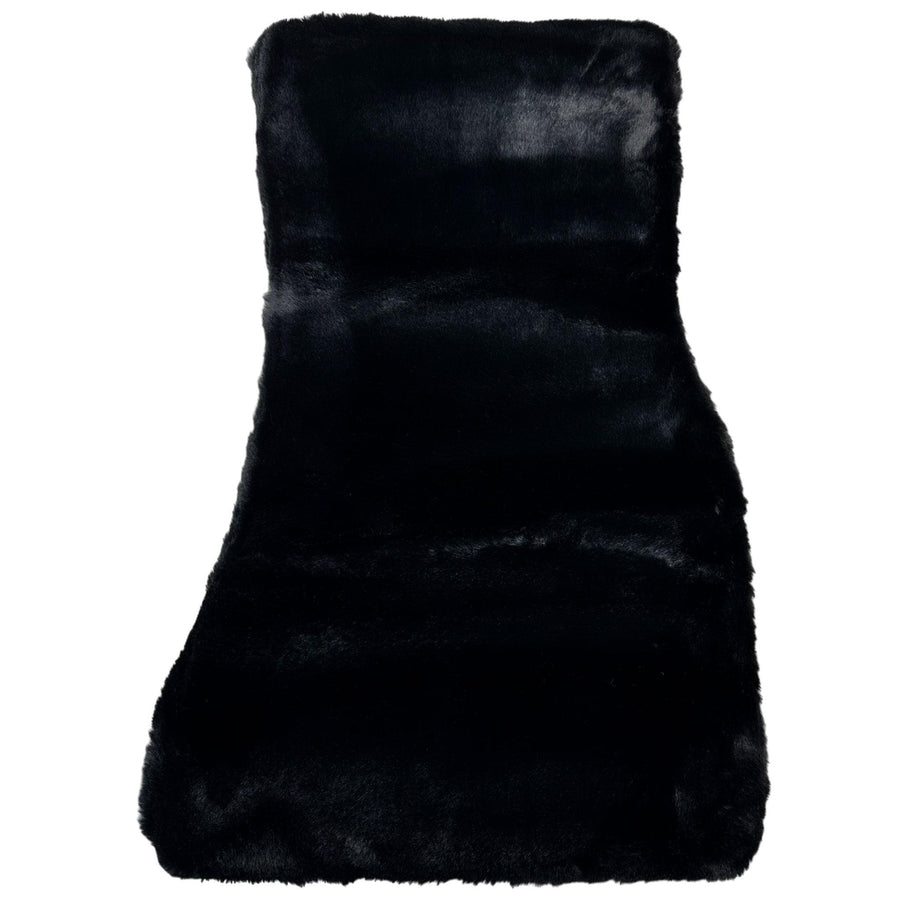 Black Sheepskin Floor Mats For BMW X5M F95 SUV No Steps Edition - AutoWin