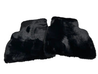 Black Sheepskin Floor Mats For Mercedes Benz CLS-Class C219 (2004-2010) | ER56 Design - AutoWin
