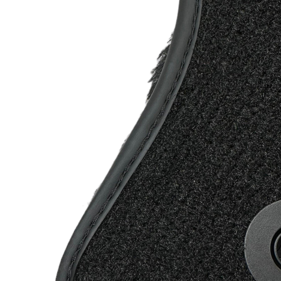 Black Sheepskin Floor Mats For Mercedes Benz E-Class C238 Coupe (2017-2023) | ER56 Design - AutoWin