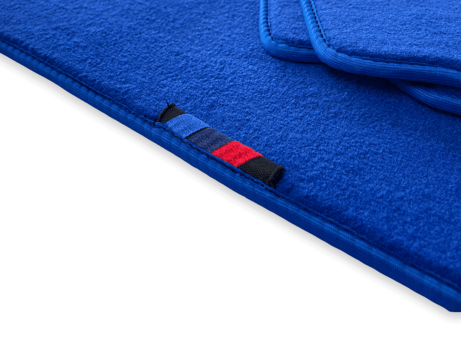 Blue Floor Mats for BMW iX (2022-2024) with M Package - AutoWin