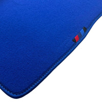 Blue Floor Mats For BMW Z4 Series E85 Convertible (2003-2008) With M Package - AutoWin