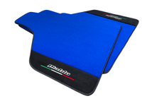 Blue Floor Mats for Lamborghini Diablo 1990-2001 With Alcantara Leather - AutoWin