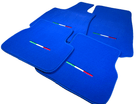 Blue Floor Mats For Maserati Ghibli 2013-2022 Italy Edition - AutoWin