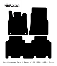 Blue Floor Mats For Mercedes Benz A-Class W168 (2001-2004) | Limited Edition - AutoWin