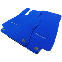 Blue Floor Mats For Mercedes Benz E-Class W124 Sedan (1985-1995) | Limited Edition - AutoWin