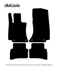 Blue Floor Mats For Mercedes Benz E-Class W214 Sedan (2023-2024) | Limited Edition - AutoWin